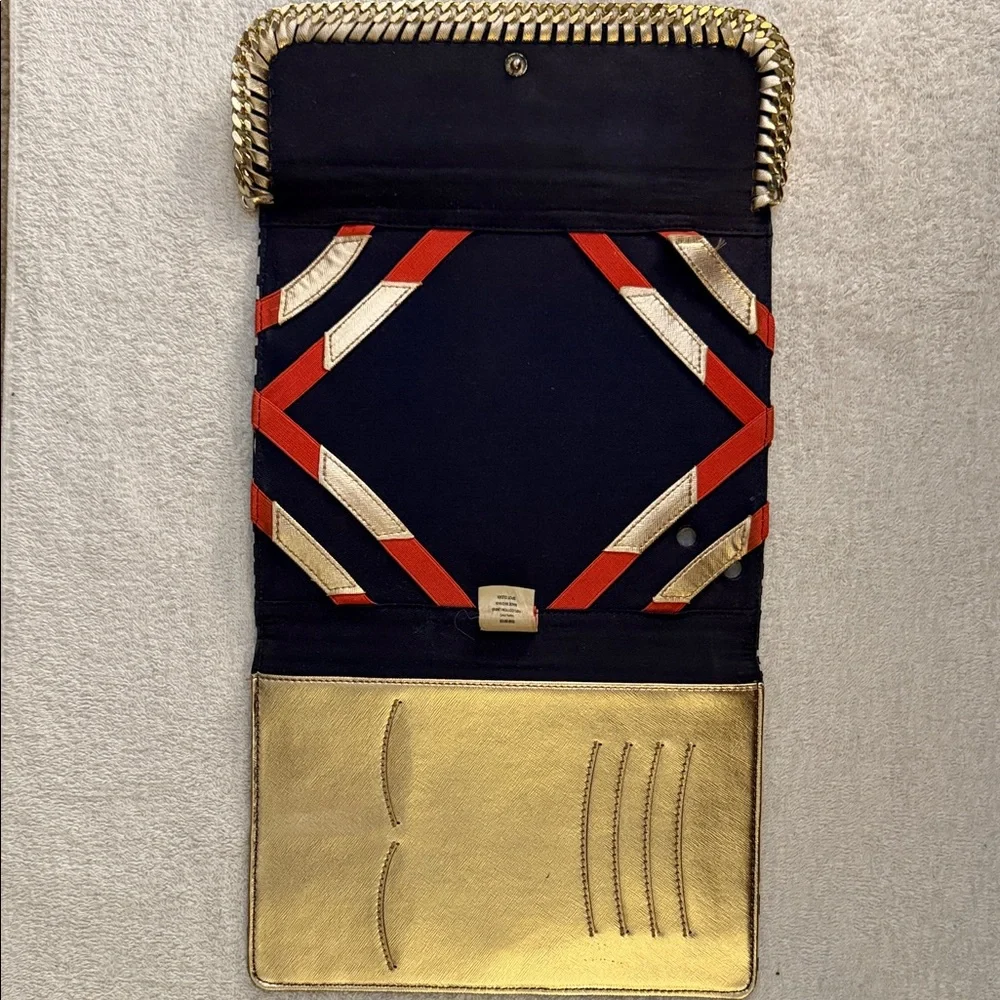 Lilly Pulitzer Envelope iPad Tablet Case Bright Navy Treasure Coral Coastal Blue